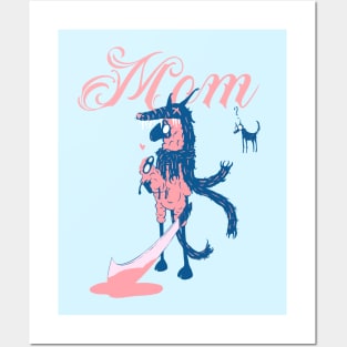 Mother’s Day Badass Sheep Mom Posters and Art